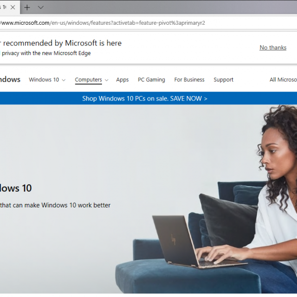Microsoft’s next major Windows 10 update will include the new Edge